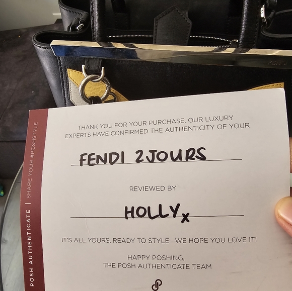 Authentic FENDI 2 JOURS - Picture 6 of 13